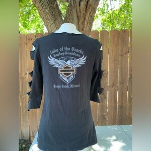 NWT Osage Beach, Missouri Harley Davidson women's top size Large.